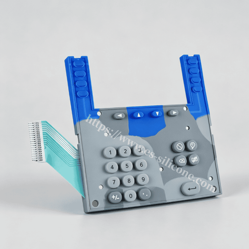 Tastiera in silicone resistente per macchine per presenze in ufficio e controllo degli accessi