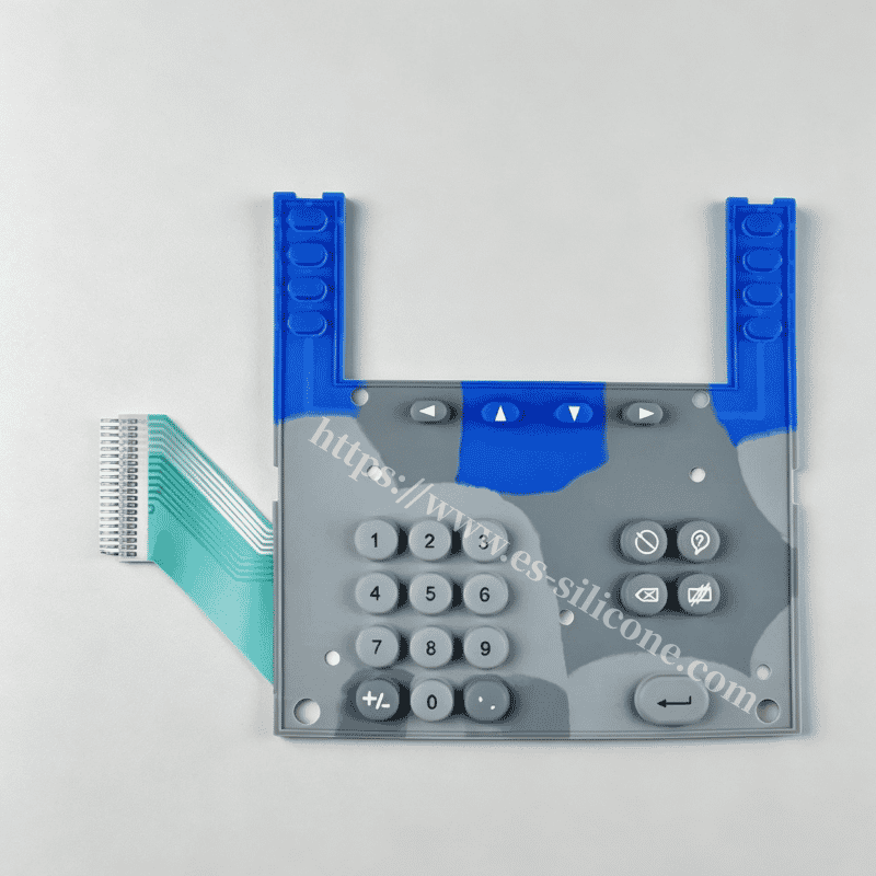 Tastiera in silicone resistente per macchine per presenze in ufficio e controllo degli accessi