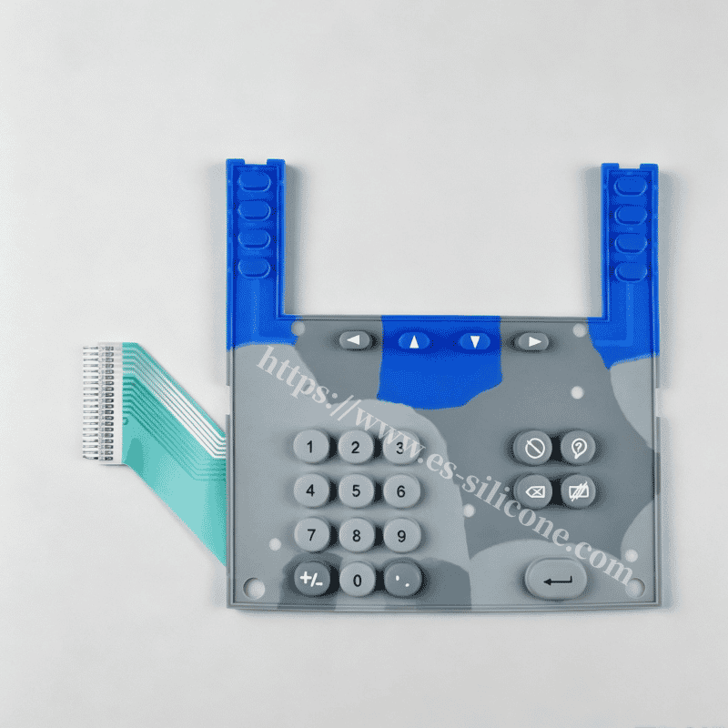 Tastiera in silicone resistente per macchine per presenze in ufficio e controllo degli accessi