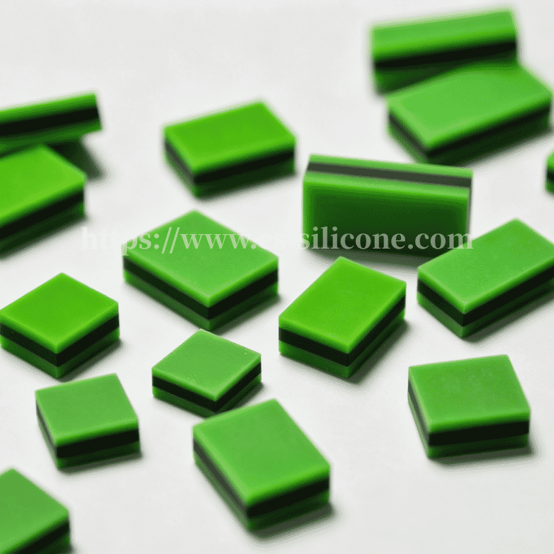 Tipo YS: striscia zebrata in silicone conduttivo verde