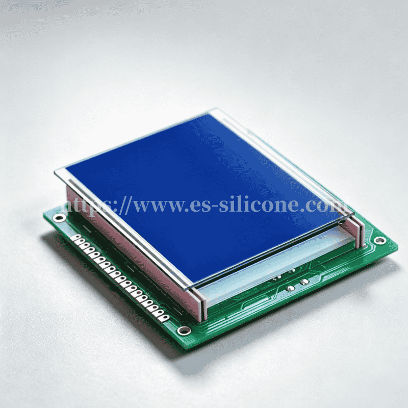 Conduzione del segnale LCD con striscia Zebra: interconnessione in silicone conduttivo multistrato