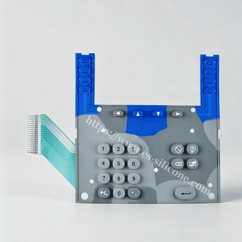 Tastiera in silicone resistente per macchine per presenze in ufficio e controllo degli accessi