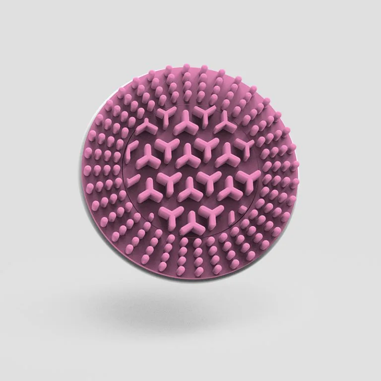 Testina massaggiante in morbido silicone