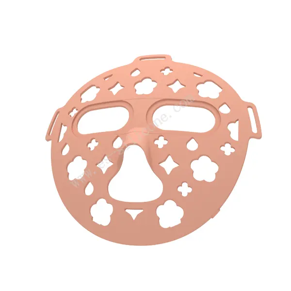 Maschera scavata in silicone liquido