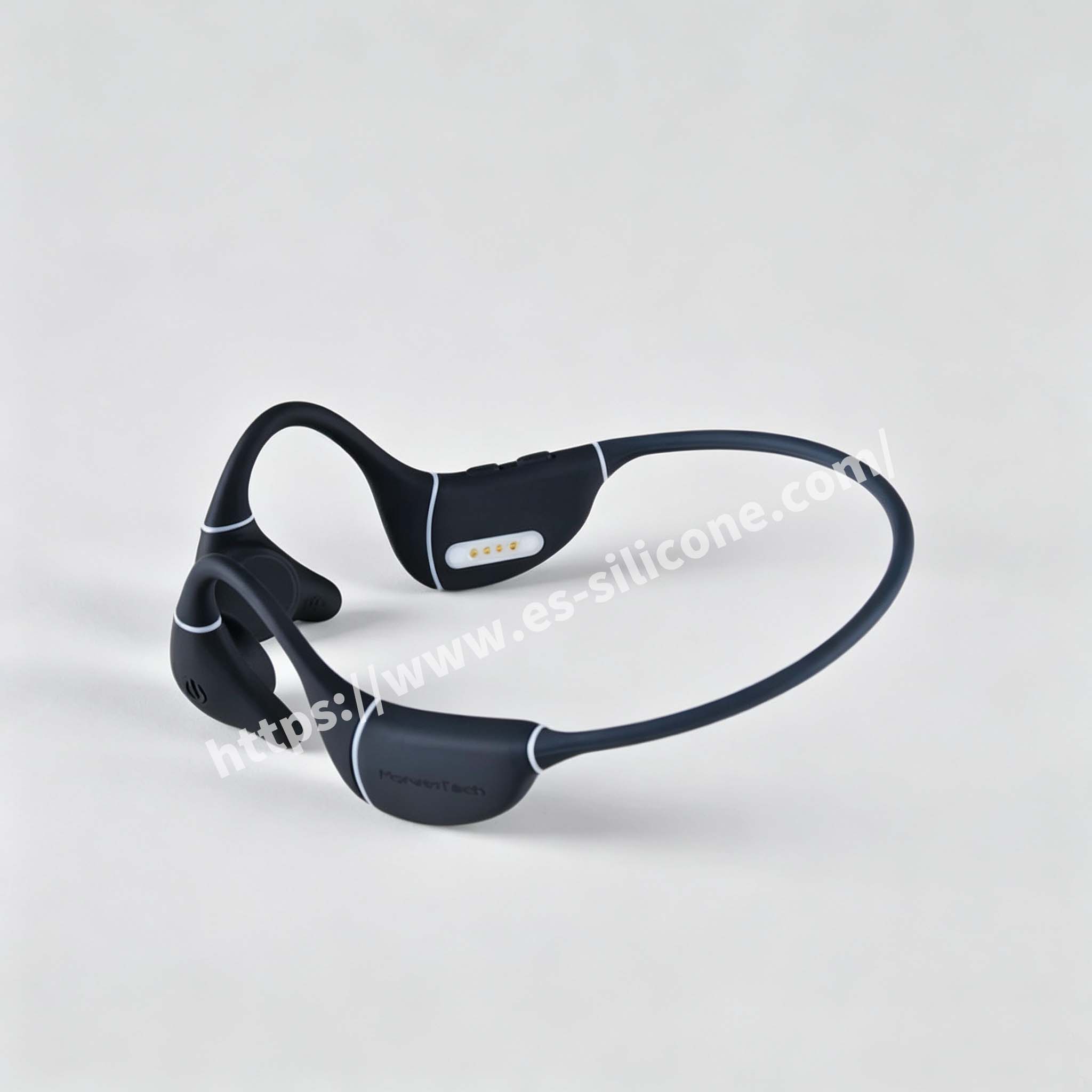 Cuffie a conduzione ossea con rivestimento in silicone liquido