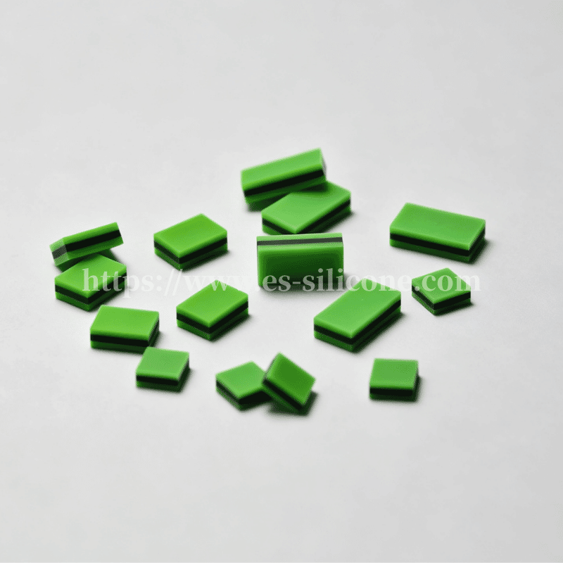 Tipo YS: striscia zebrata in silicone conduttivo verde
