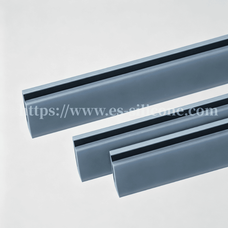 Striscia zebrata in silicone sandwich trasparente tipo YS